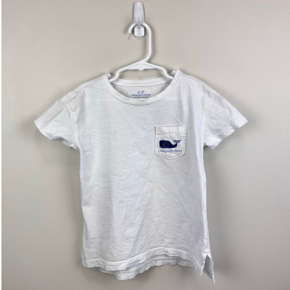 Vineyard Vines Short Sleeve Whale Pocket T-Shirt XS 5-6